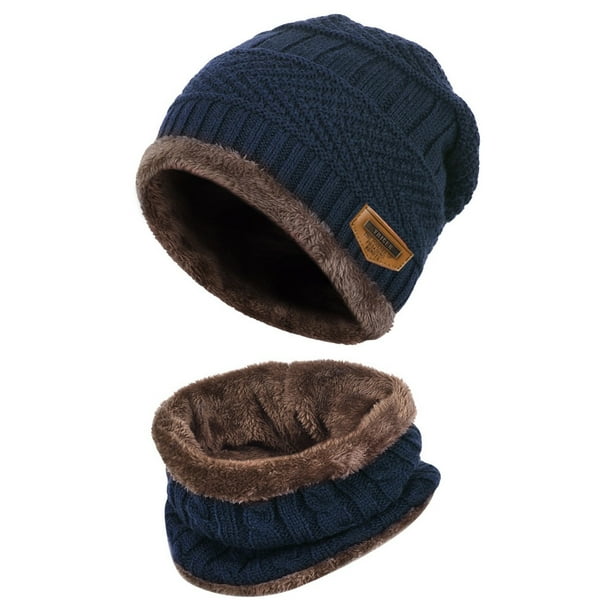 Baby Winter Hat Scarf Mitten Set Unisex Infant Toddler Kids Hat Scarf